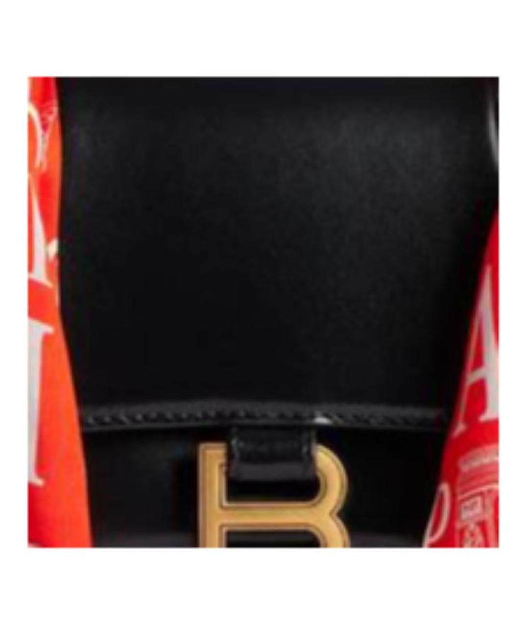 BALENCIAGA Черная кожаная сумка через плечо, фото 6