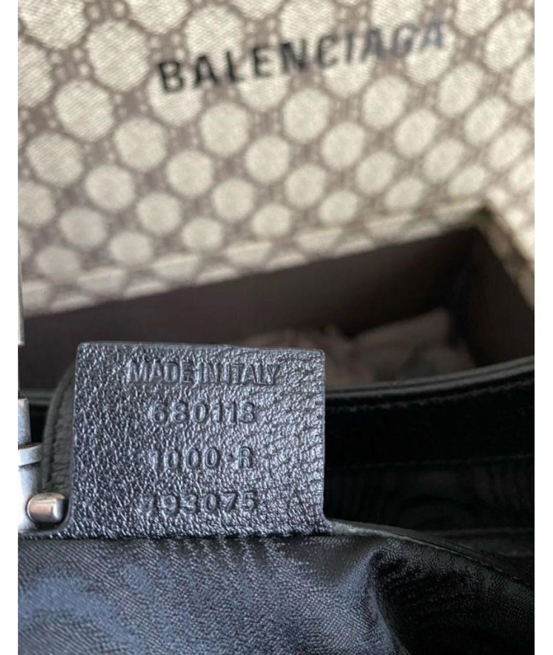 GUCCI Черная кожаная сумка с короткими ручками, фото 6