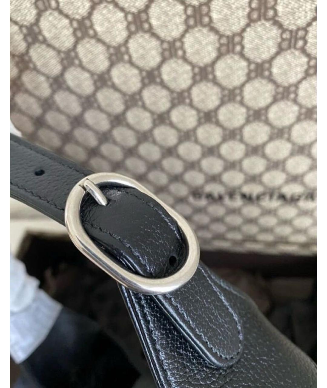 GUCCI Черная кожаная сумка с короткими ручками, фото 7