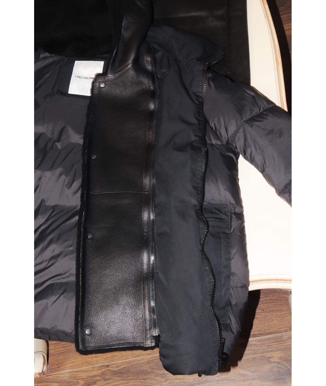 YVES SALOMON Черный пуховик, фото 6