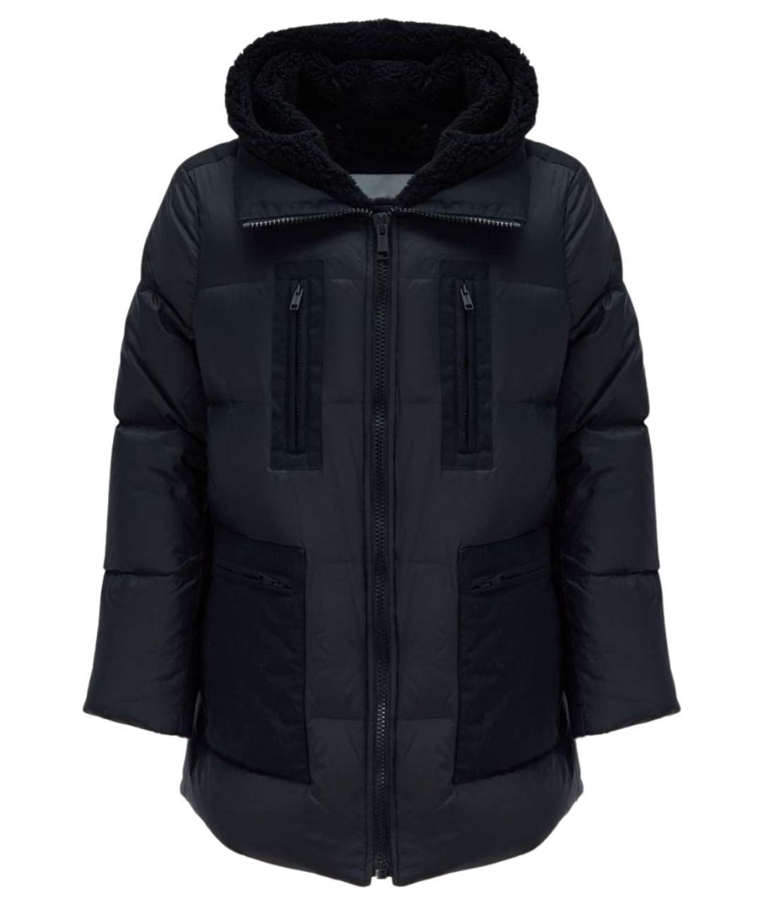 YVES SALOMON Черный пуховик, фото 1