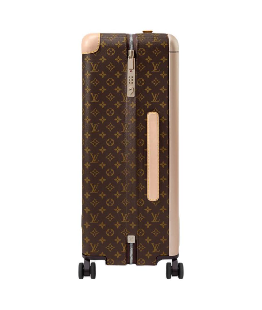 LOUIS VUITTON Коричневый чемодан, фото 3