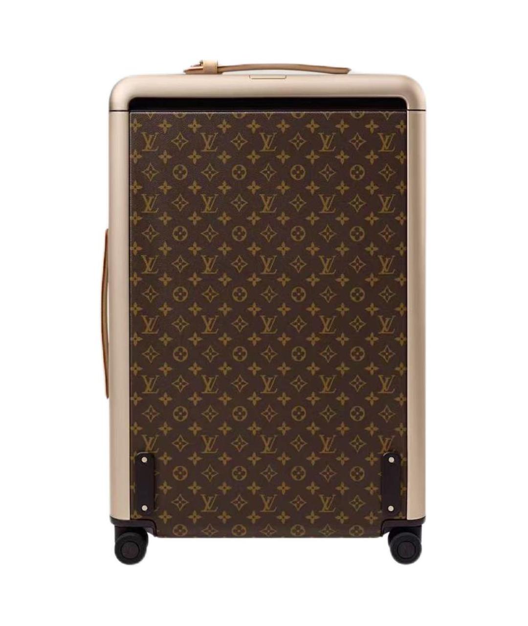 LOUIS VUITTON Коричневый чемодан, фото 4