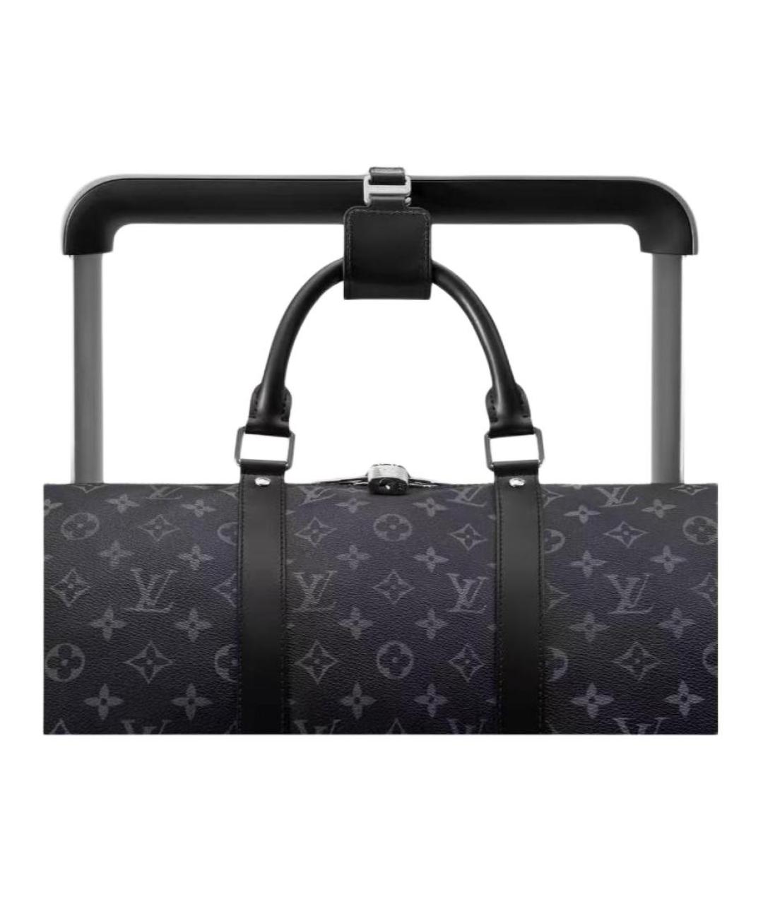 LOUIS VUITTON Черный чемодан, фото 8