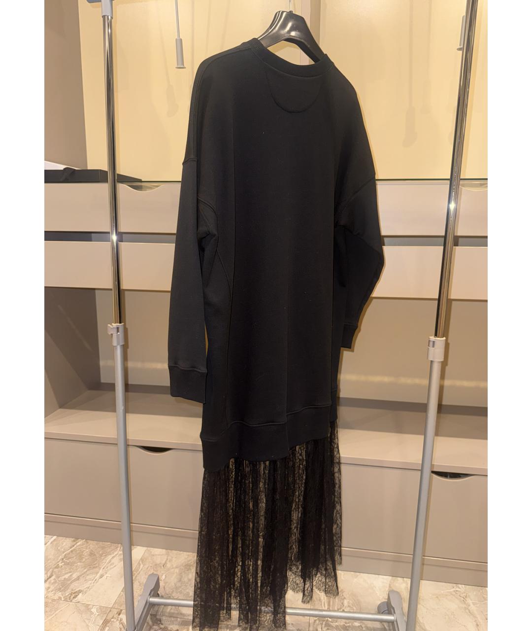 VALENTINO Черный хлопковый джемпер / свитер, фото 2