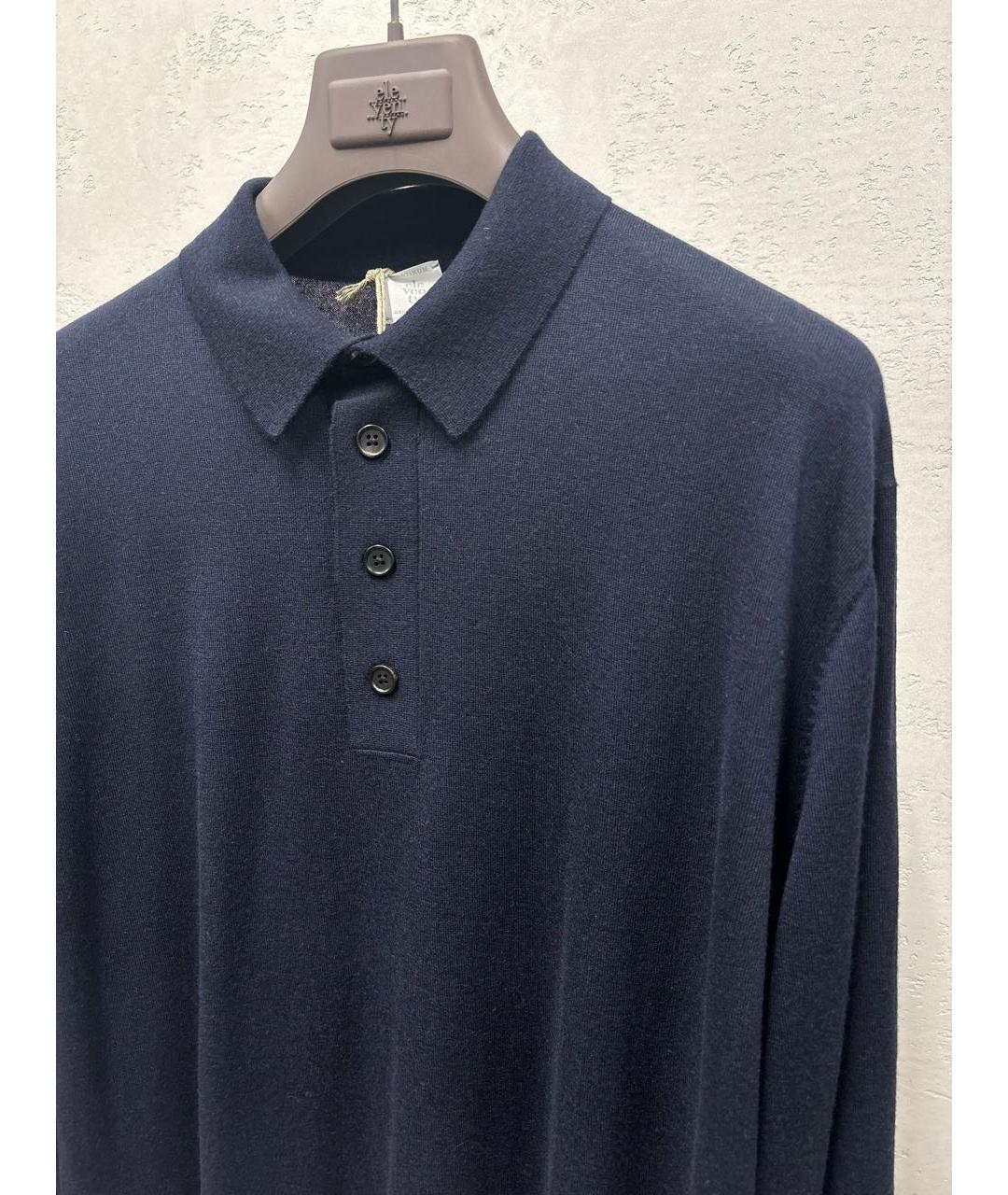 ELEVENTY Темно-синий кашемировый джемпер / свитер, фото 4