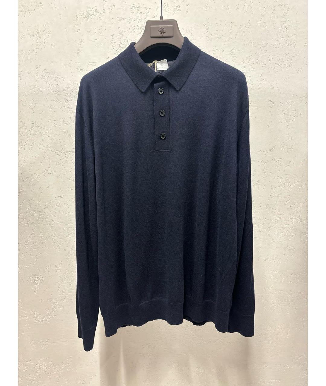 ELEVENTY Темно-синий кашемировый джемпер / свитер, фото 5