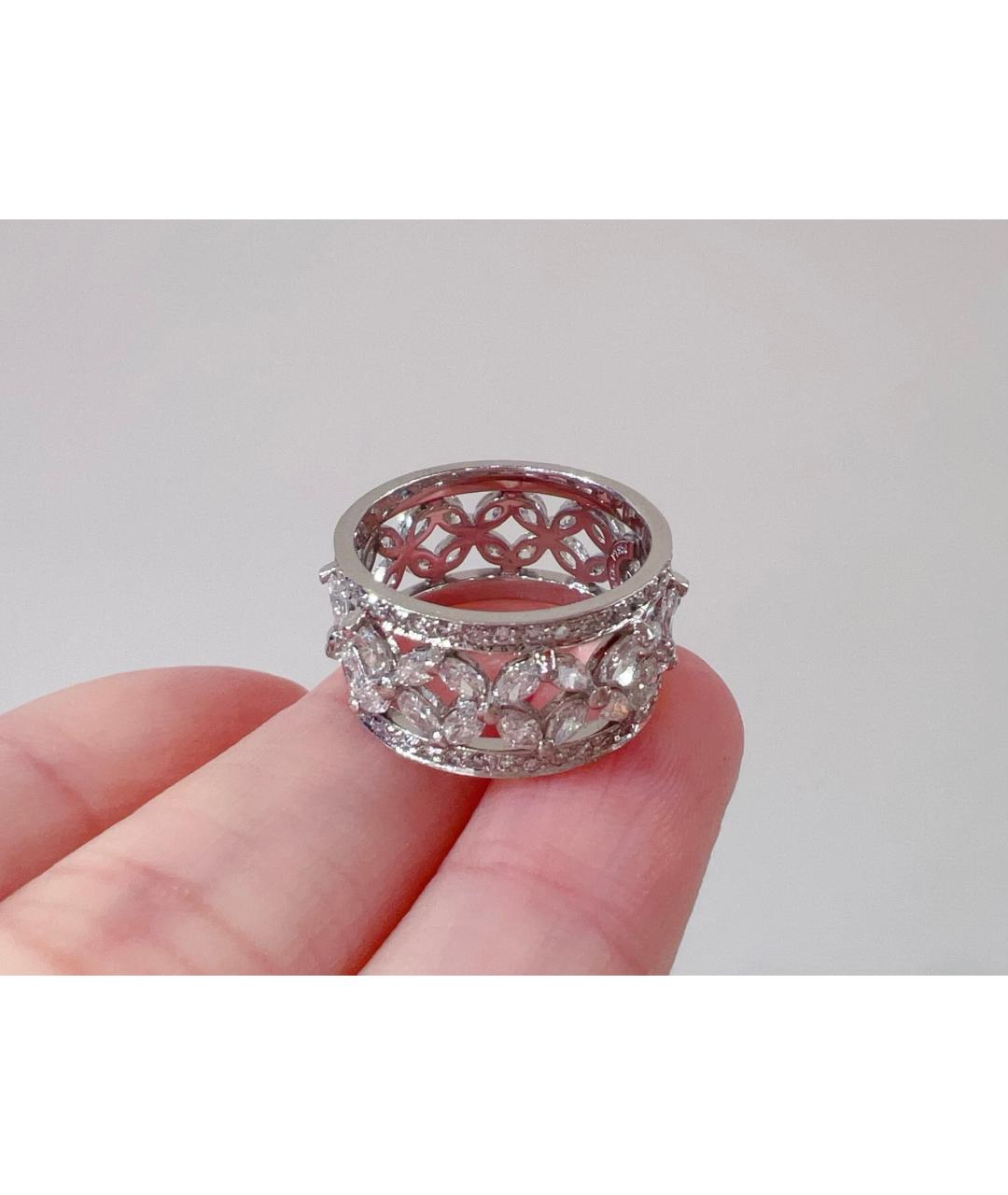 TIFFANY&CO Серебряное платиновое кольцо, фото 6