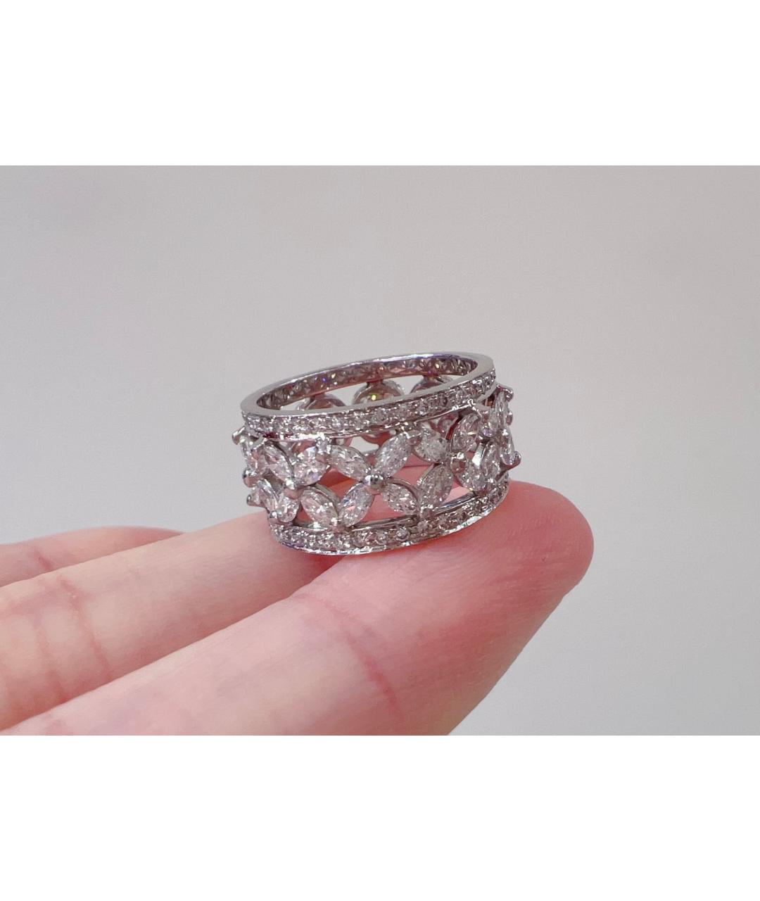 TIFFANY&CO Серебряное платиновое кольцо, фото 3