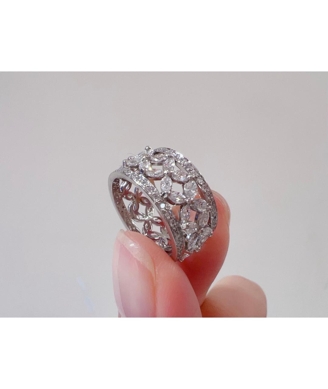 TIFFANY&CO Серебряное платиновое кольцо, фото 5