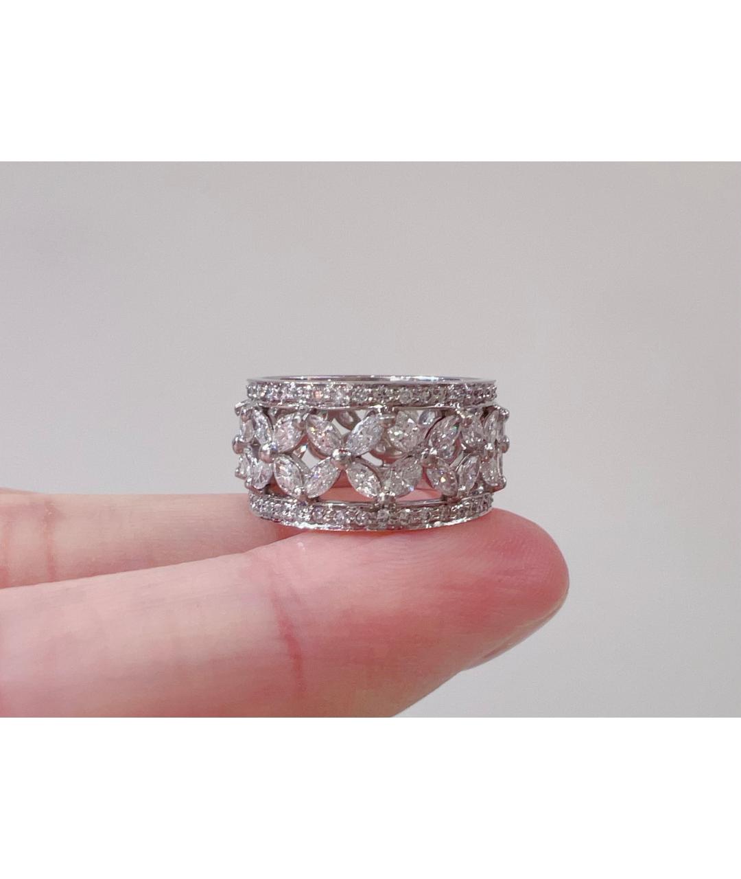 TIFFANY&CO Серебряное платиновое кольцо, фото 9