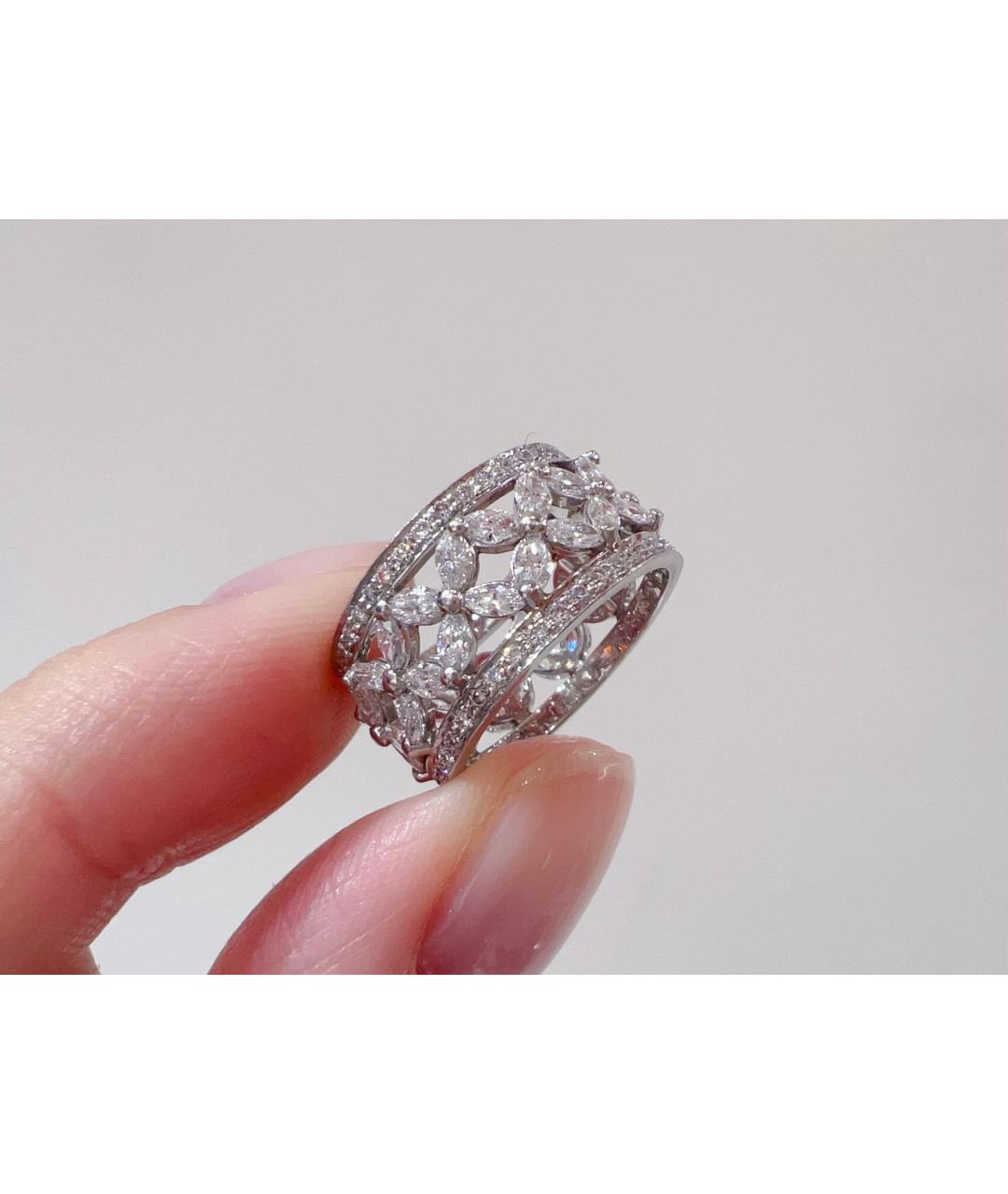 TIFFANY&CO Серебряное платиновое кольцо, фото 4