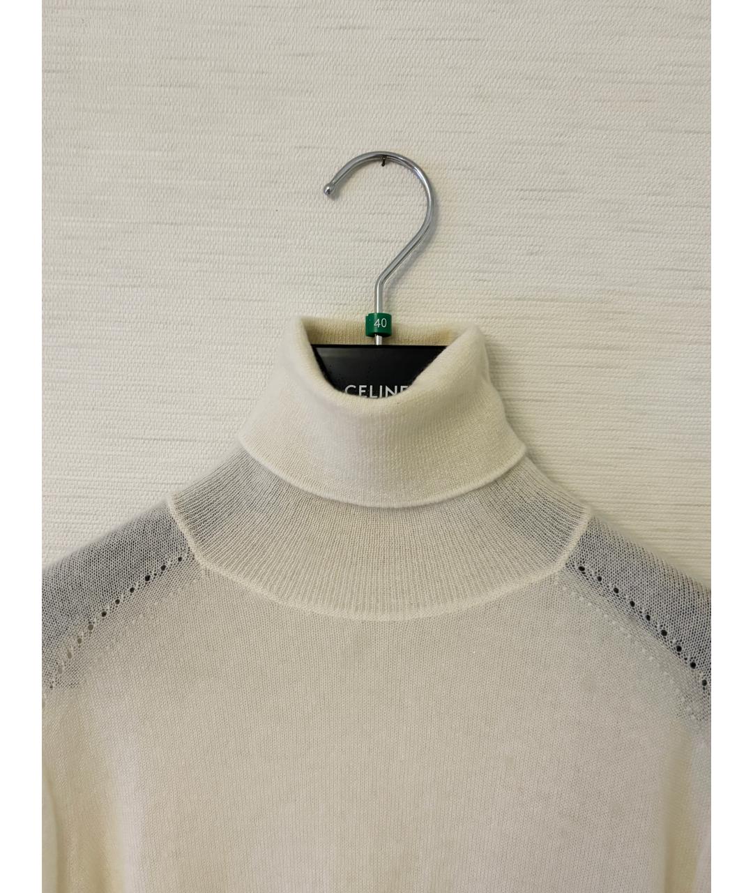 CELINE Бежевая кашемировая водолазка, фото 3
