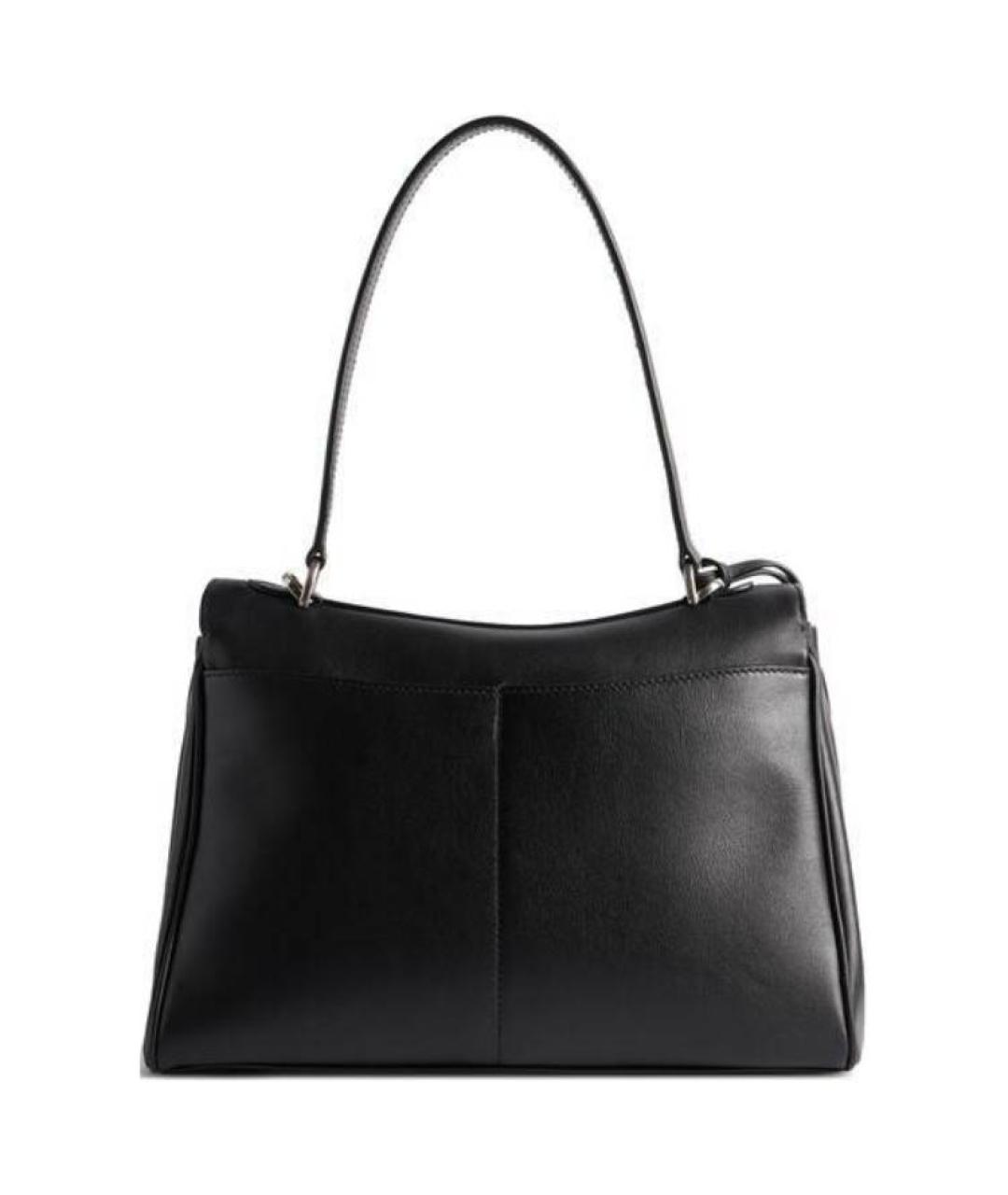 BALENCIAGA Черная кожаная сумка через плечо, фото 4