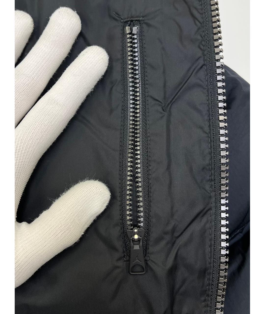 JORDAN Черная полиэстеровая куртка, фото 7