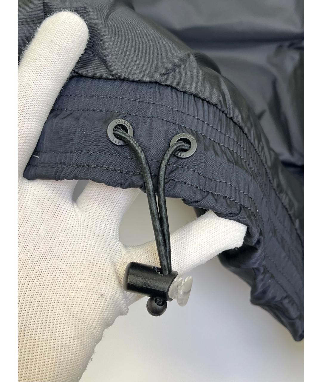 JORDAN Черная полиэстеровая куртка, фото 6