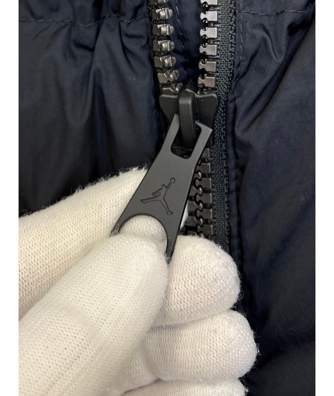 JORDAN Черная полиэстеровая куртка, фото 5