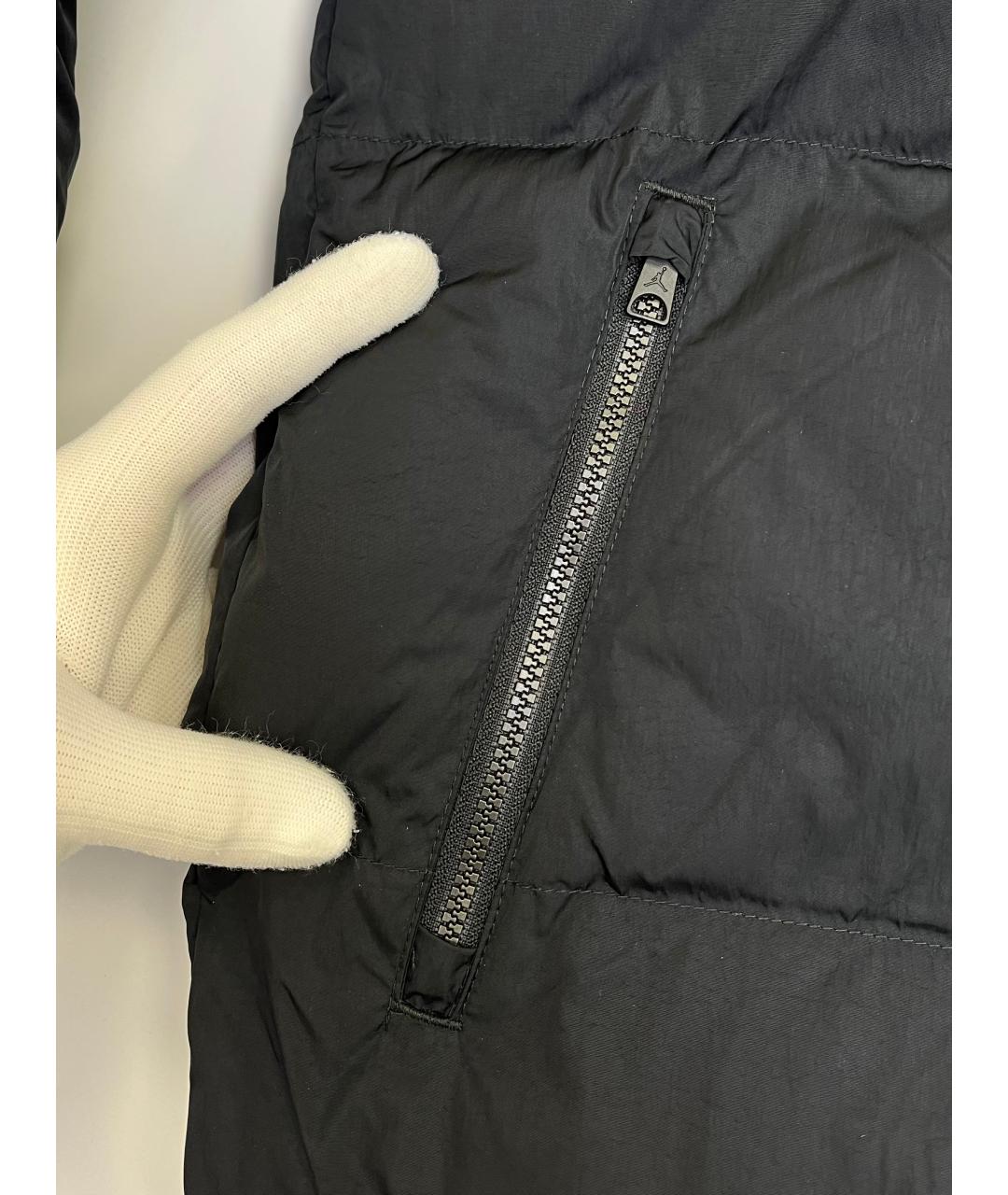 JORDAN Черная полиэстеровая куртка, фото 3