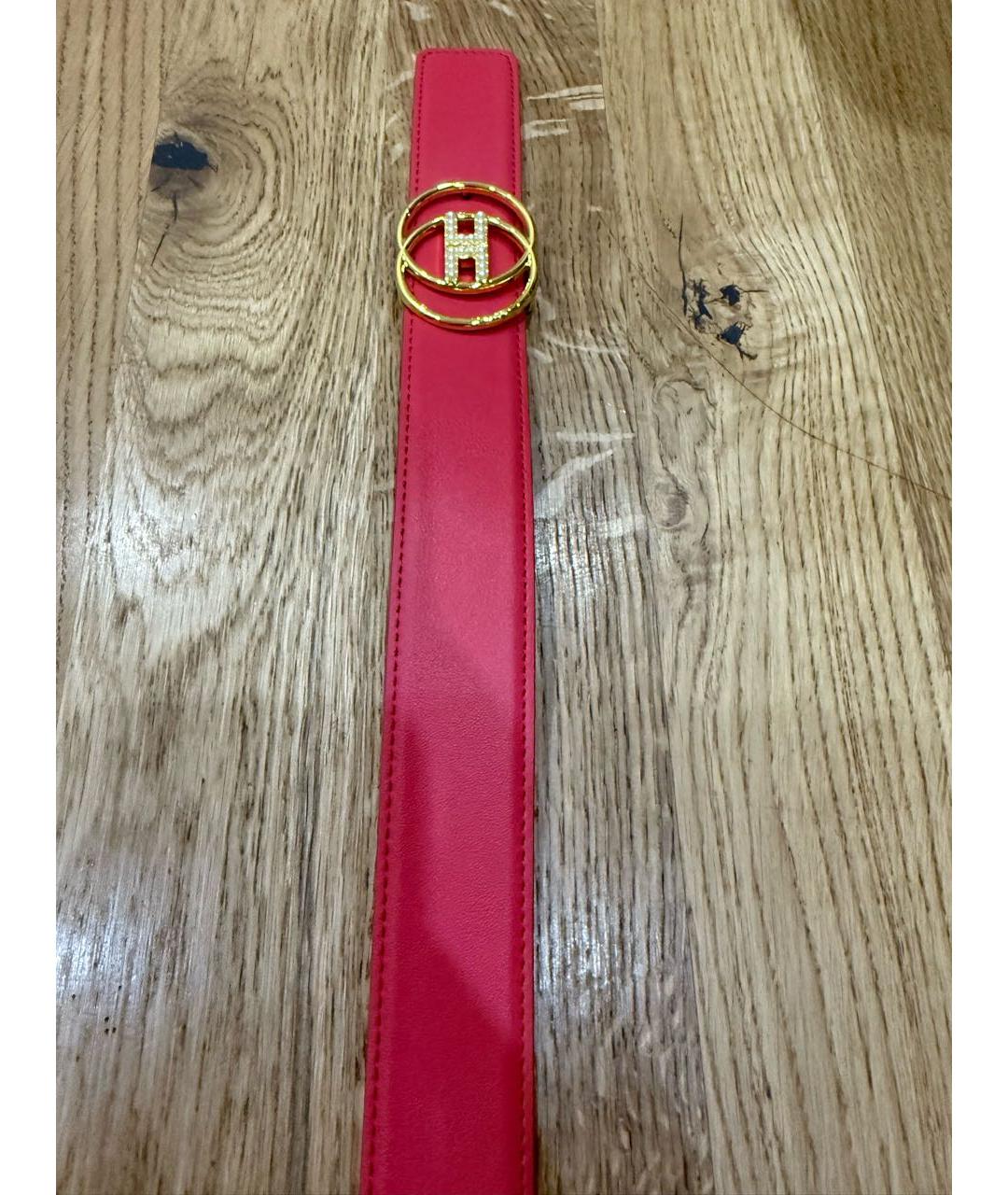 ELISABETTA FRANCHI Розовый ремень из искусственной кожи, фото 2