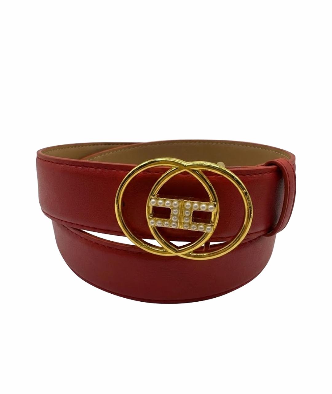 ELISABETTA FRANCHI Розовый ремень из искусственной кожи, фото 1