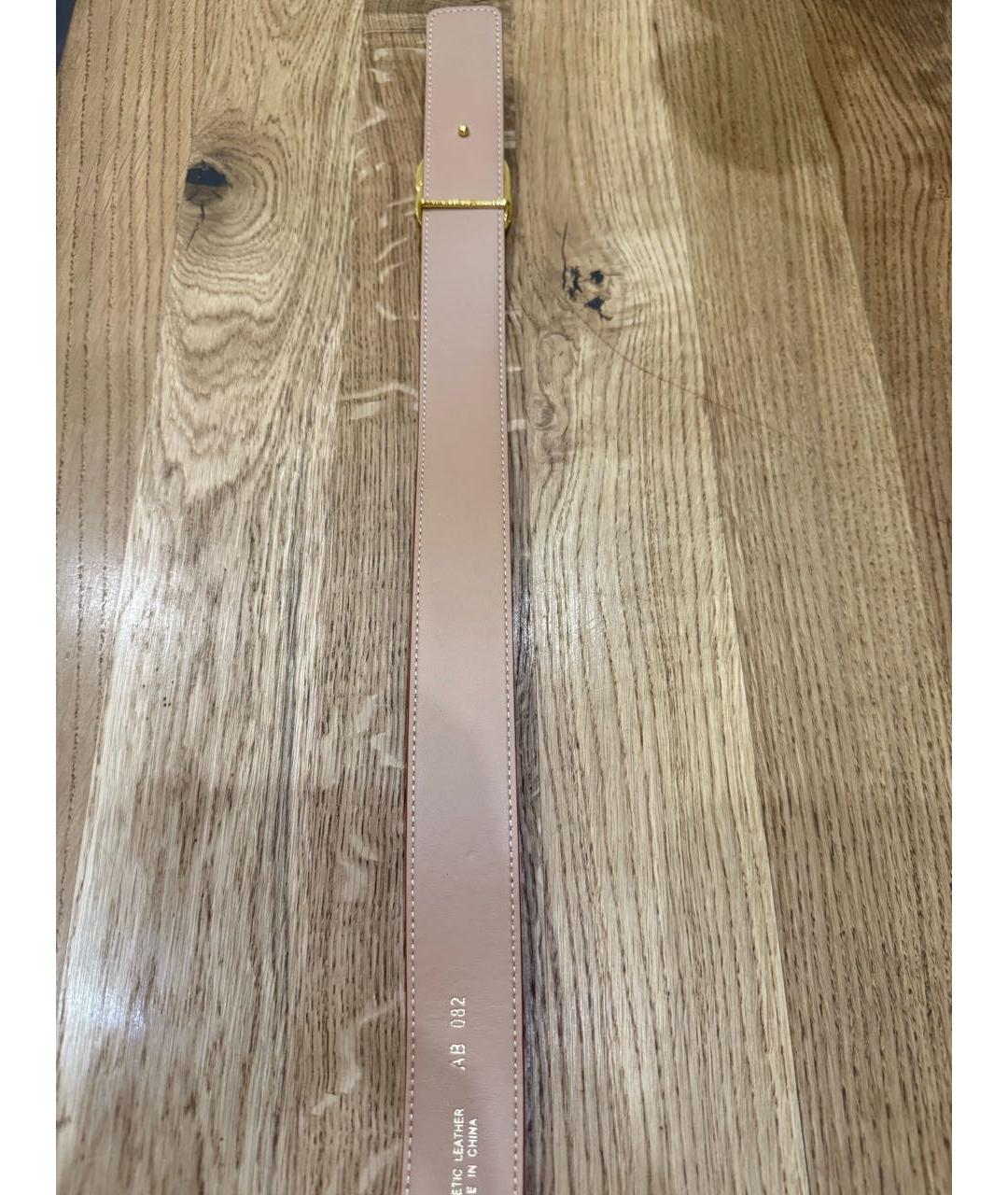 ELISABETTA FRANCHI Розовый ремень из искусственной кожи, фото 7