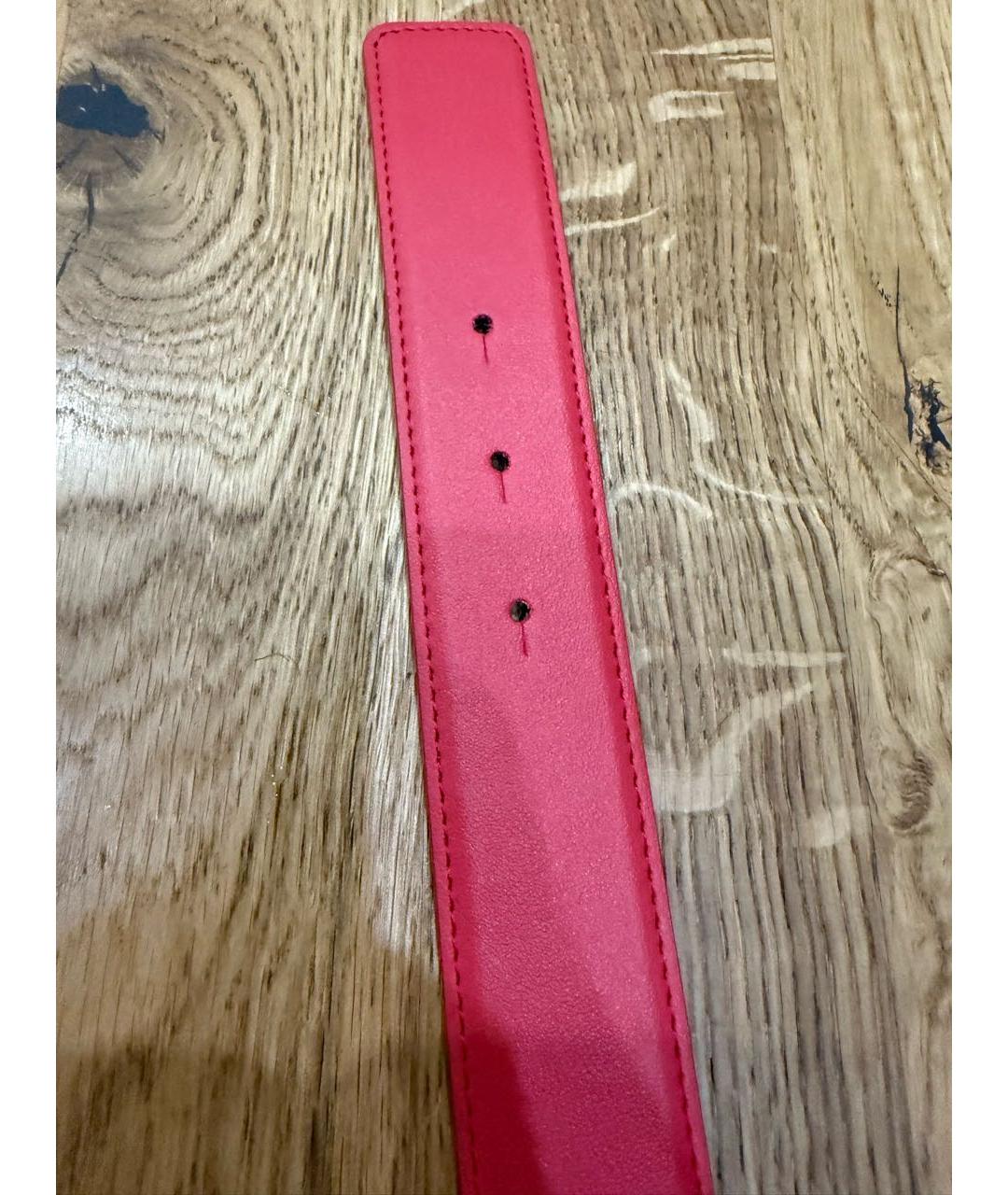 ELISABETTA FRANCHI Розовый ремень из искусственной кожи, фото 6
