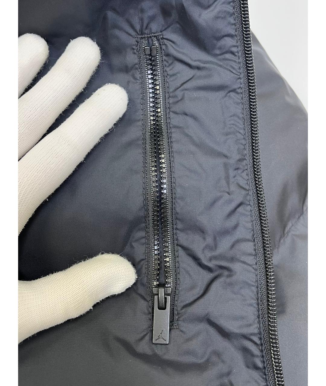 JORDAN Черная полиэстеровая куртка, фото 7