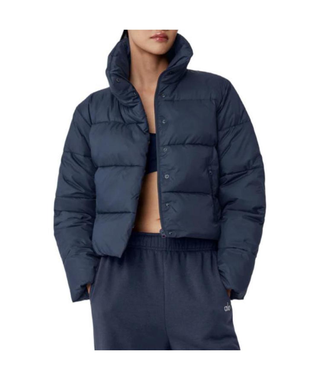 ALO YOGA Синий пуховик, фото 4