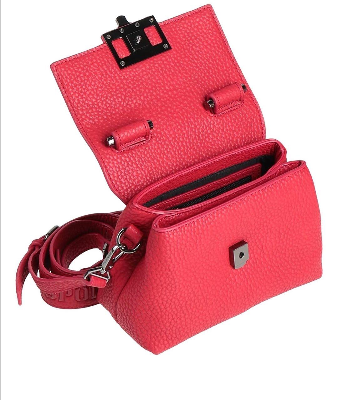 PLEIN SPORT Красная сумка через плечо из искусственной кожи, фото 2