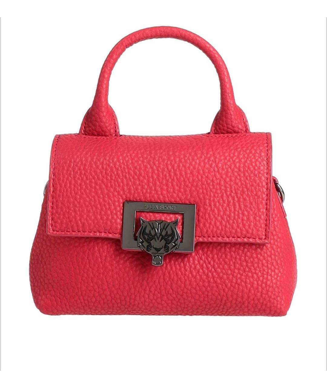 PLEIN SPORT Красная сумка через плечо из искусственной кожи, фото 3