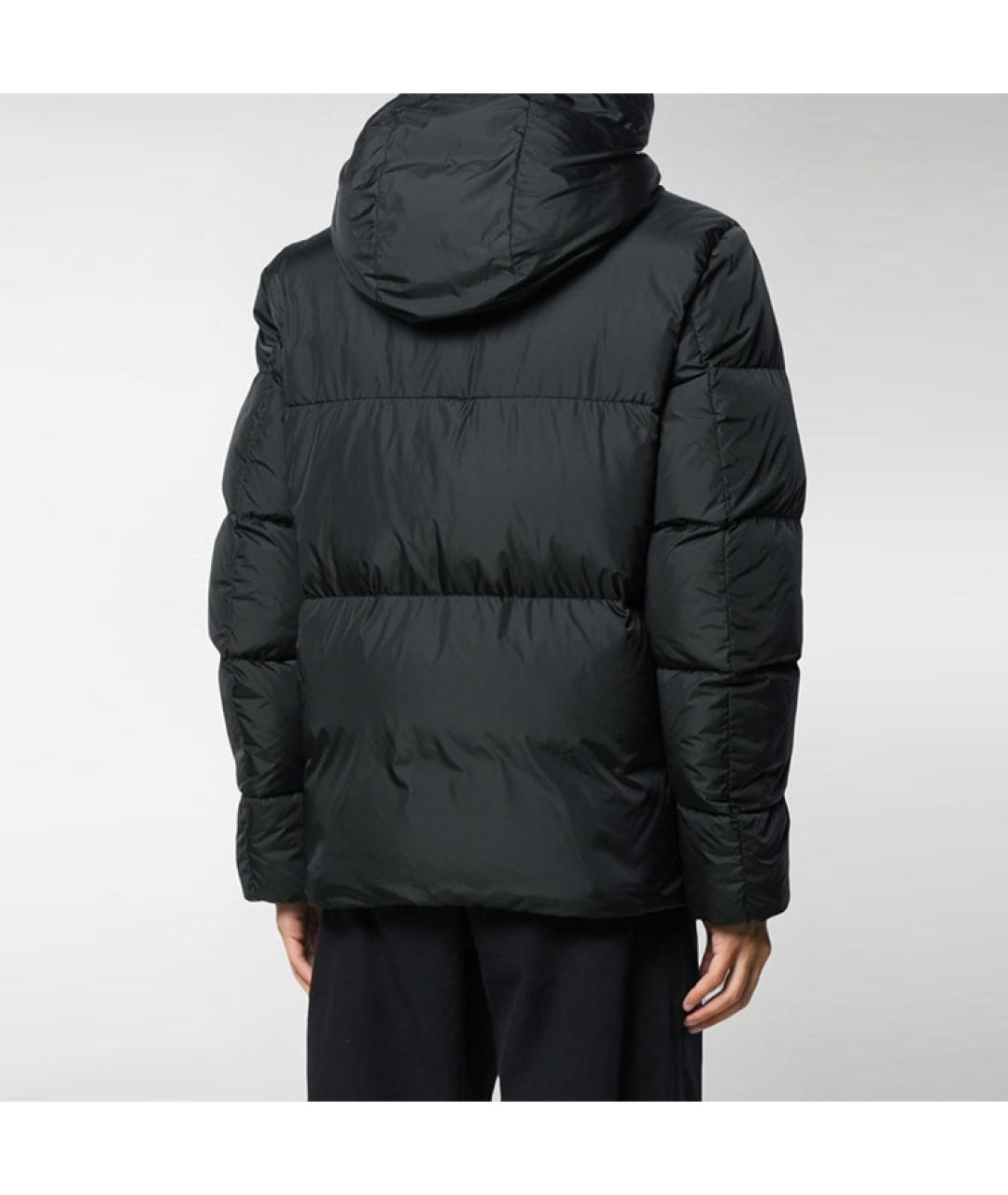 MONCLER Черный пуховик, фото 5