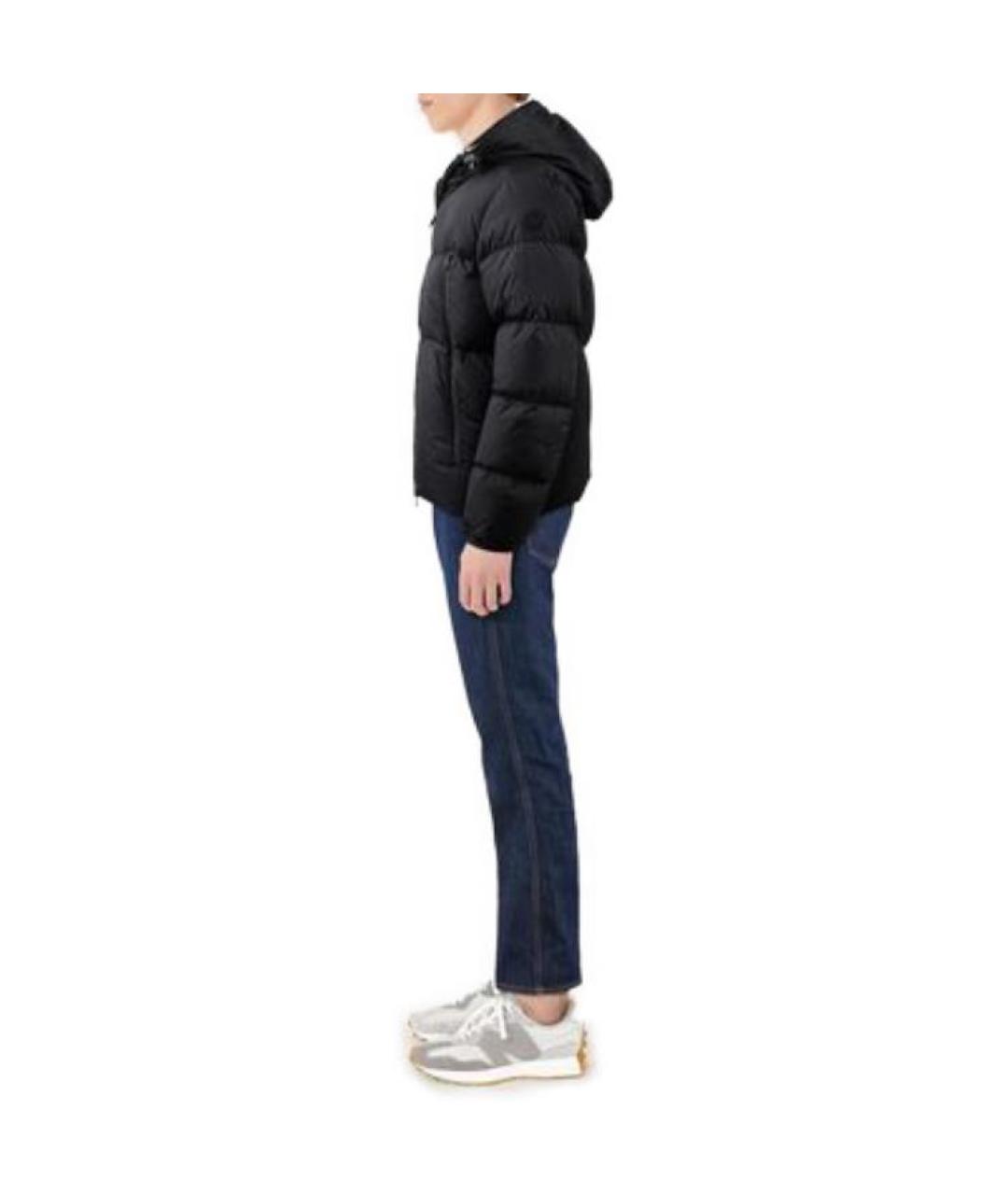MONCLER Черный пуховик, фото 7