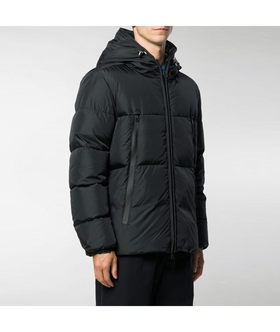 MONCLER Черный пуховик, фото 6