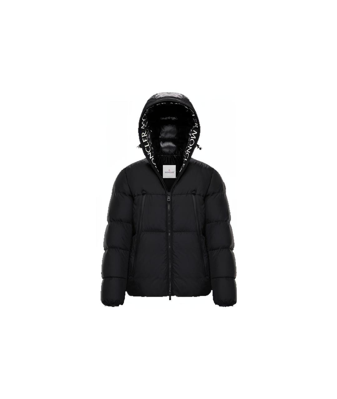 MONCLER Черный пуховик, фото 8