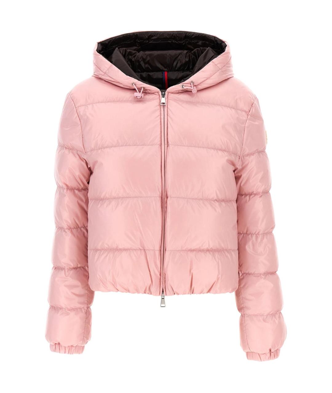 MONCLER Розовый пуховик, фото 1
