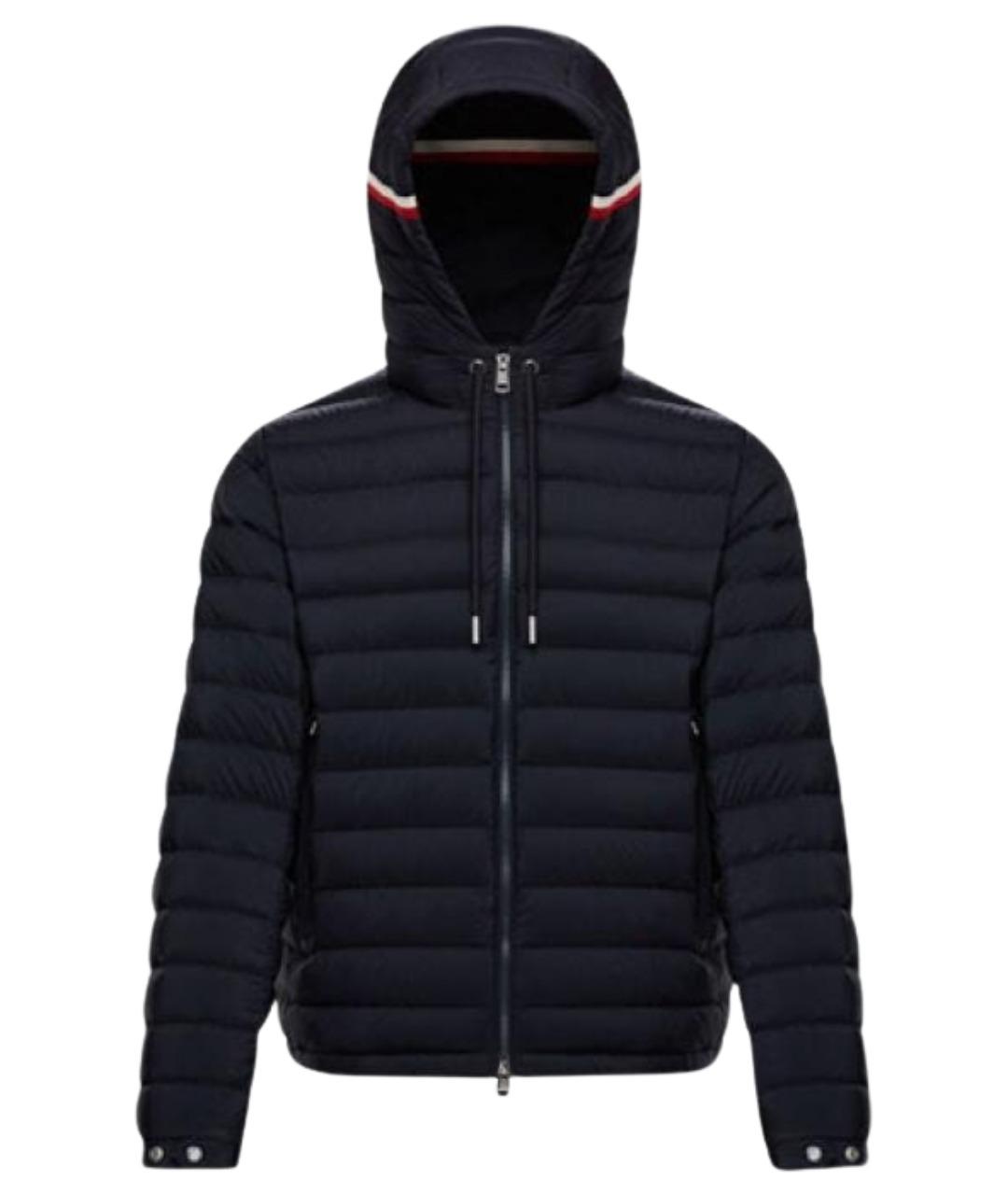 MONCLER Синий пуховик, фото 1
