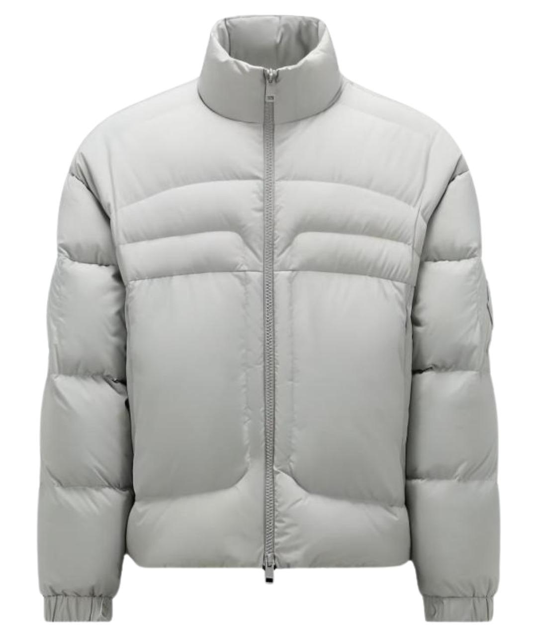 MONCLER Серый пуховик, фото 1