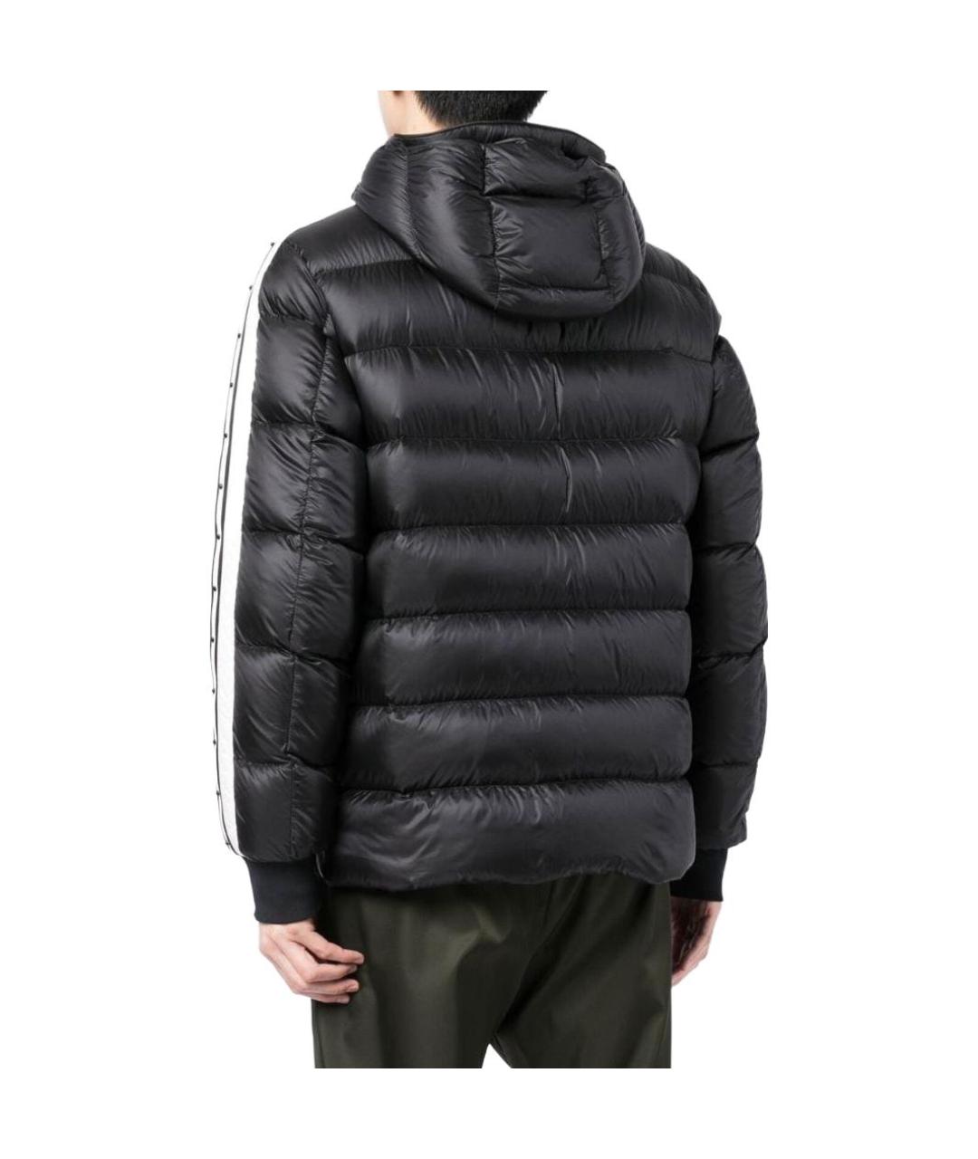 MONCLER Черный пуховик, фото 4