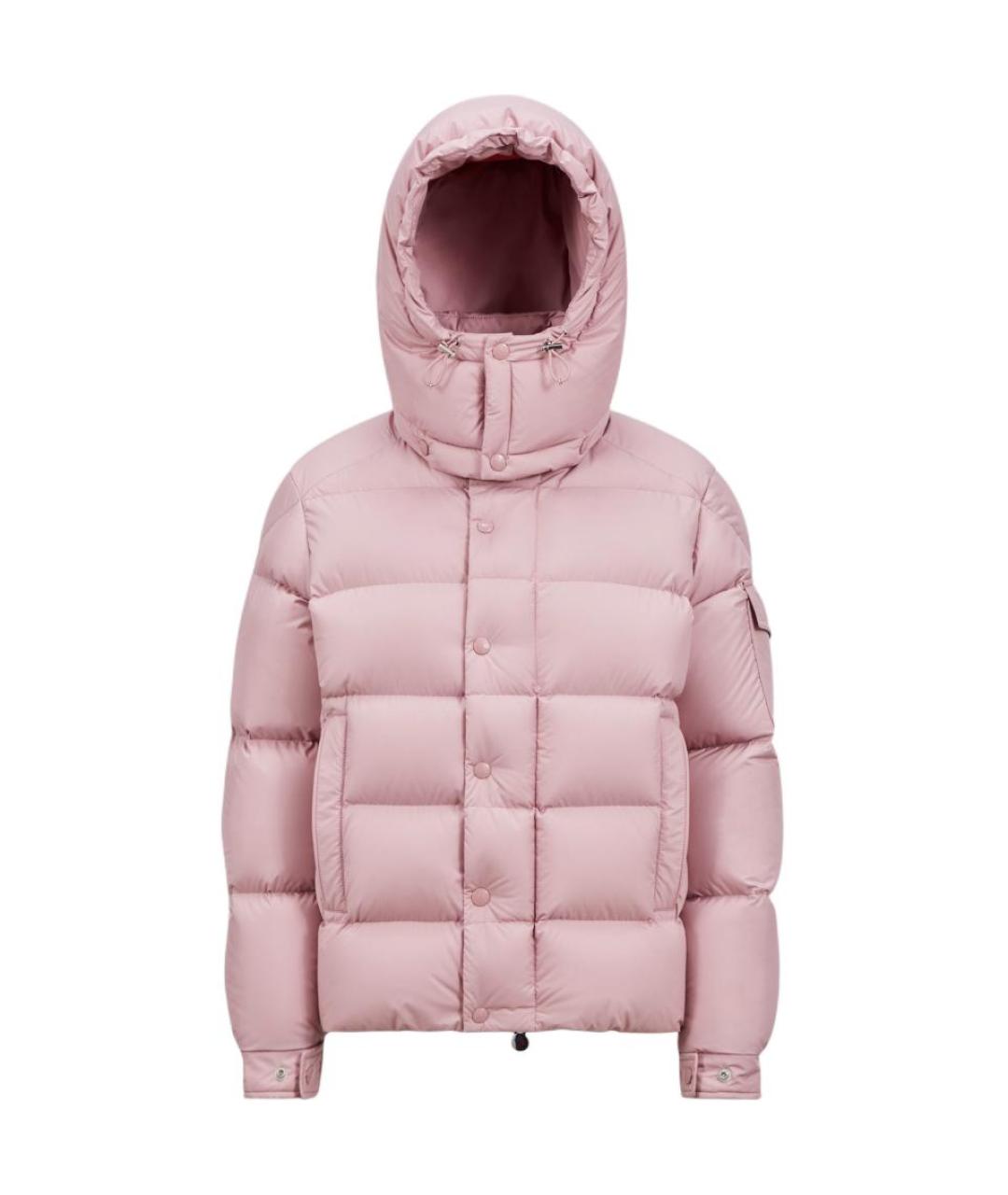 MONCLER Розовый пуховик, фото 1