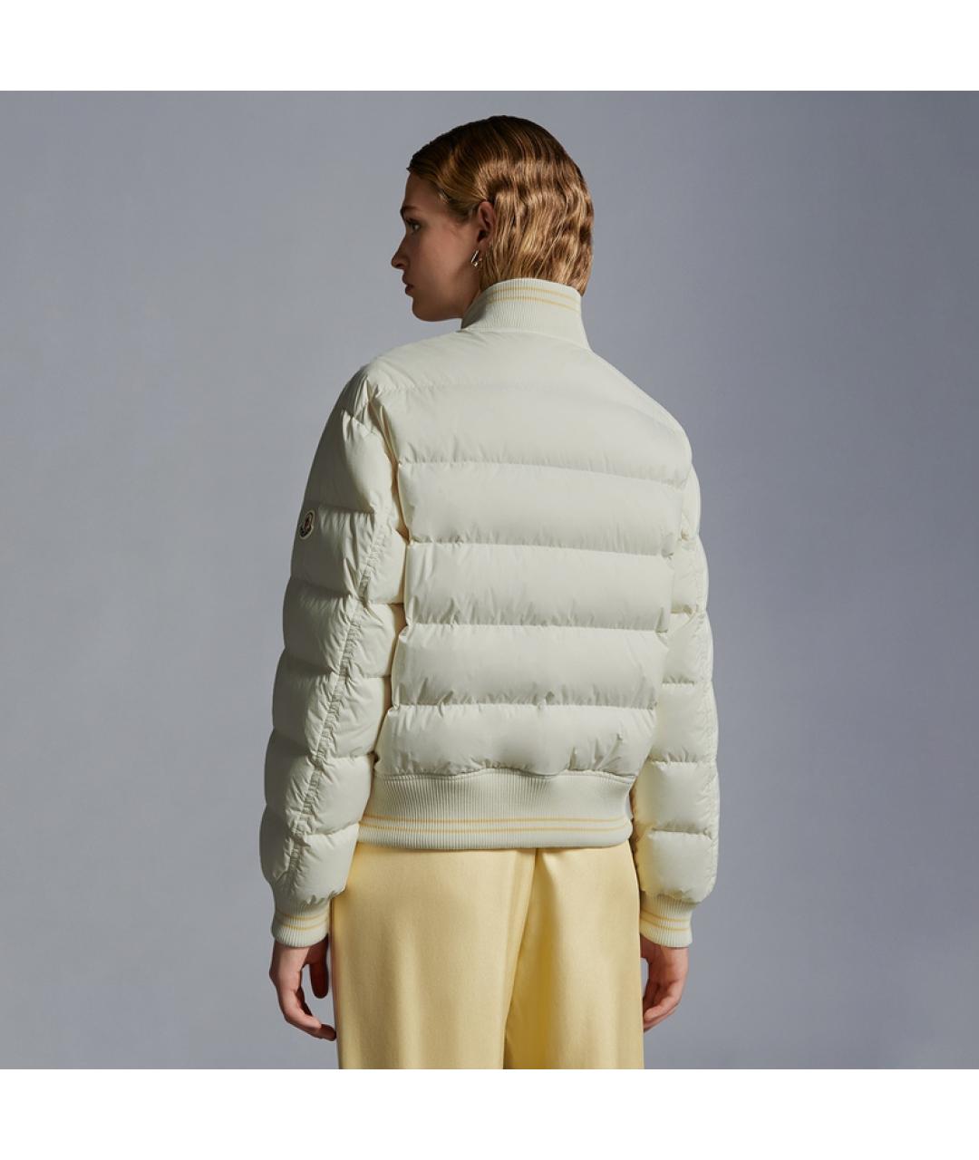 MONCLER Белый пуховик, фото 3