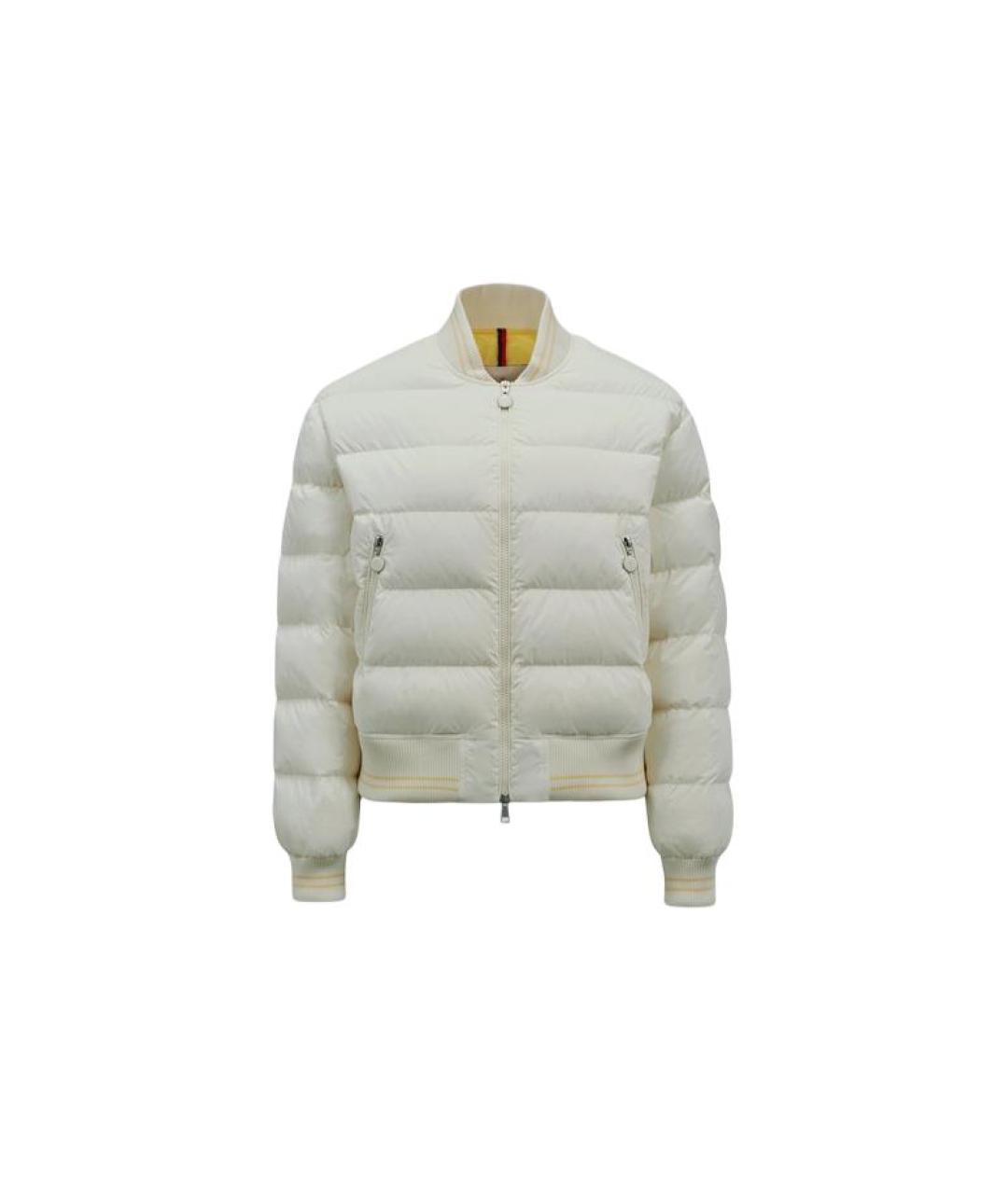 MONCLER Белый пуховик, фото 4