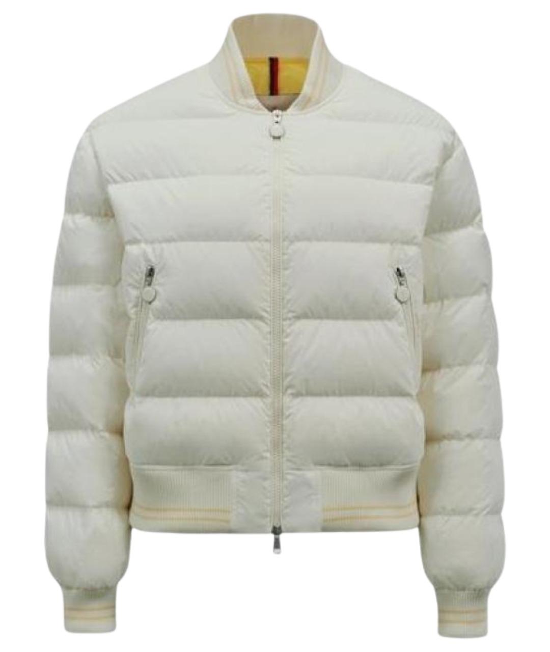 MONCLER Белый пуховик, фото 1