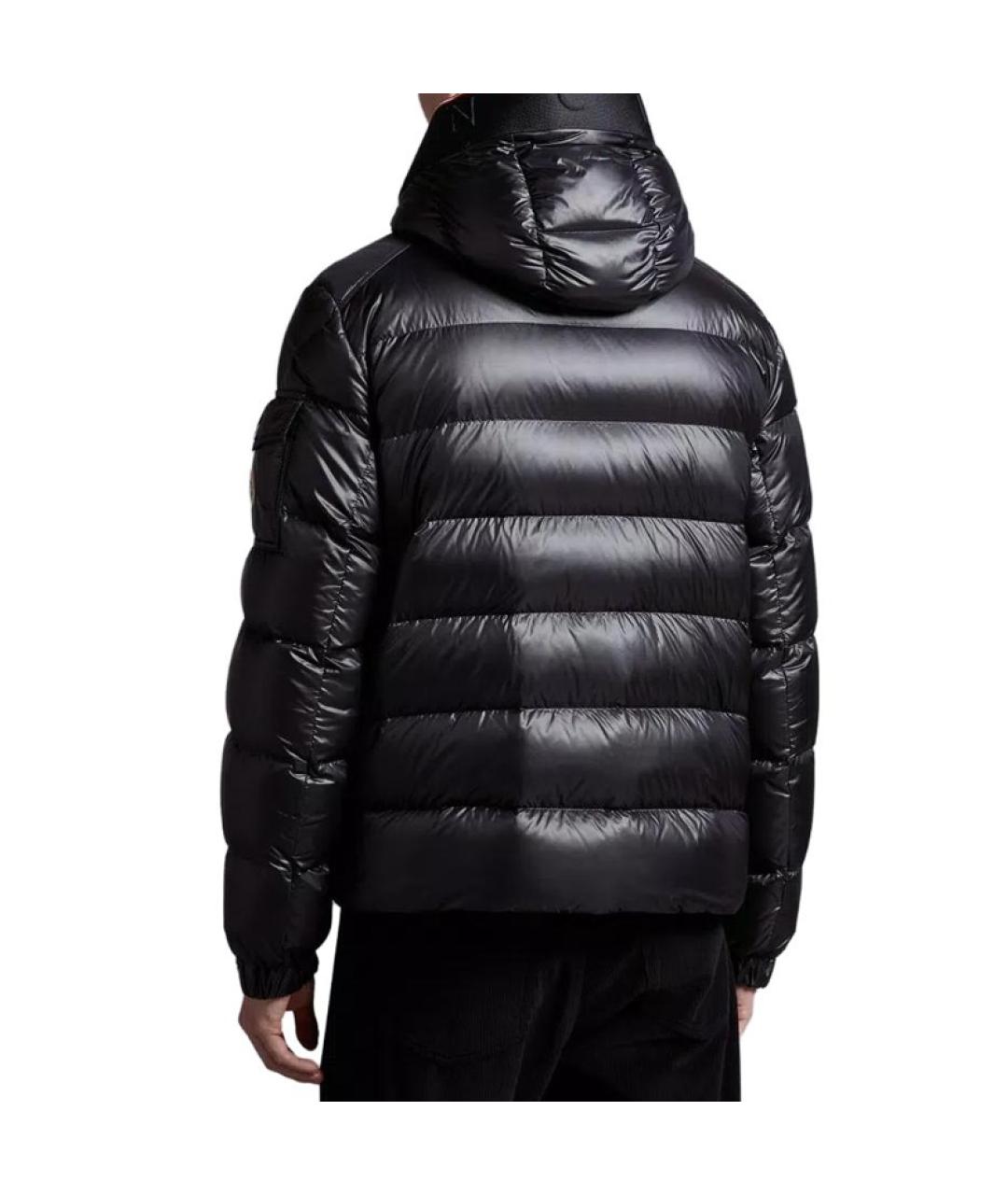 MONCLER Черный пуховик, фото 5