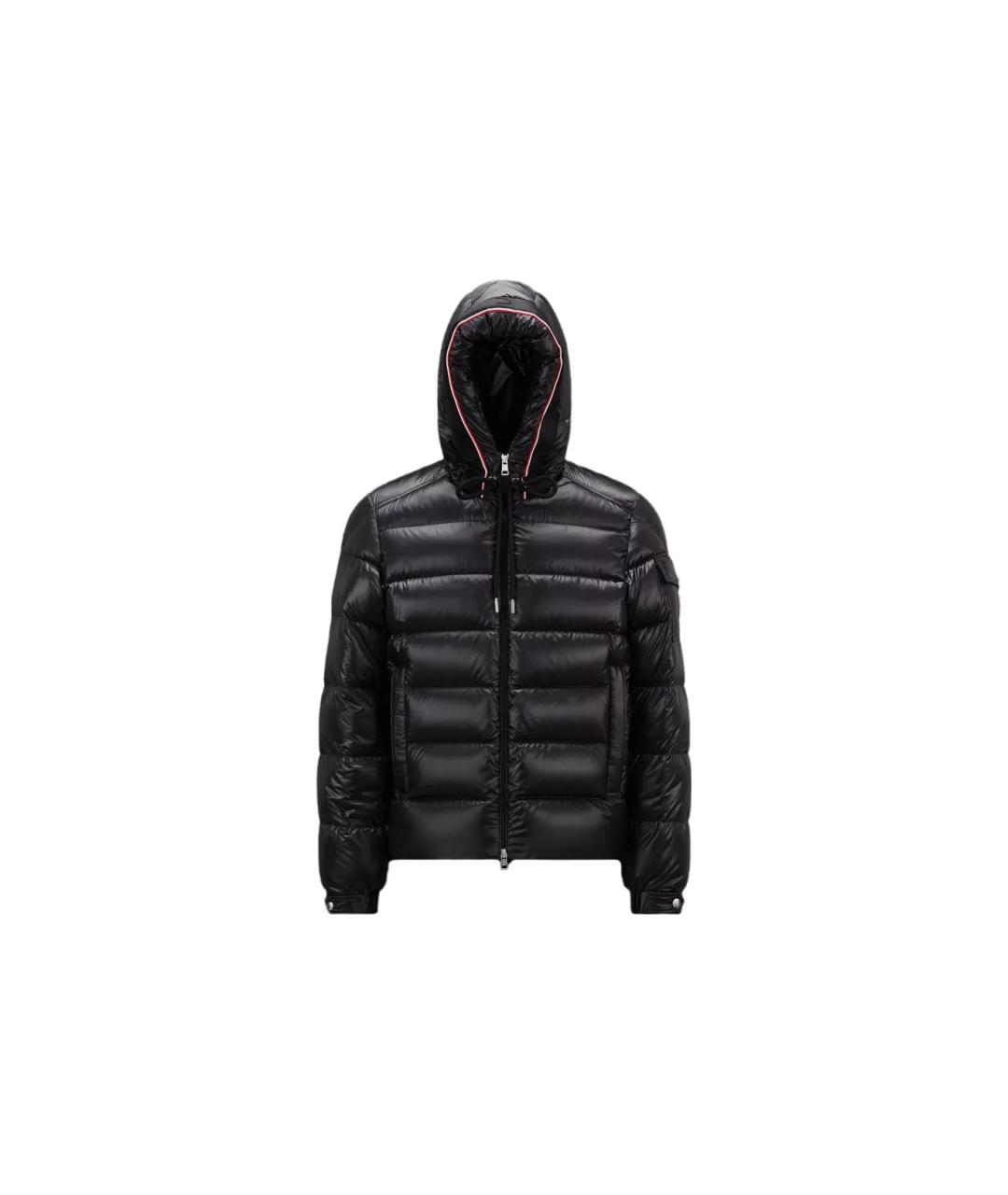 MONCLER Черный пуховик, фото 1