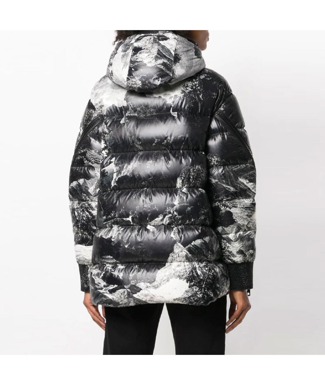 MONCLER Черный пуховик, фото 3