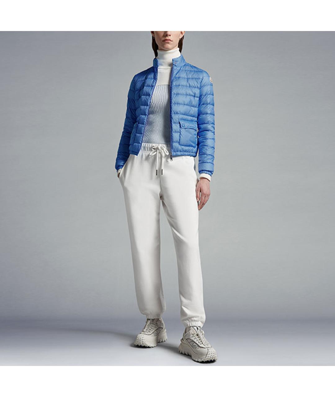 MONCLER Синий пуховик, фото 2