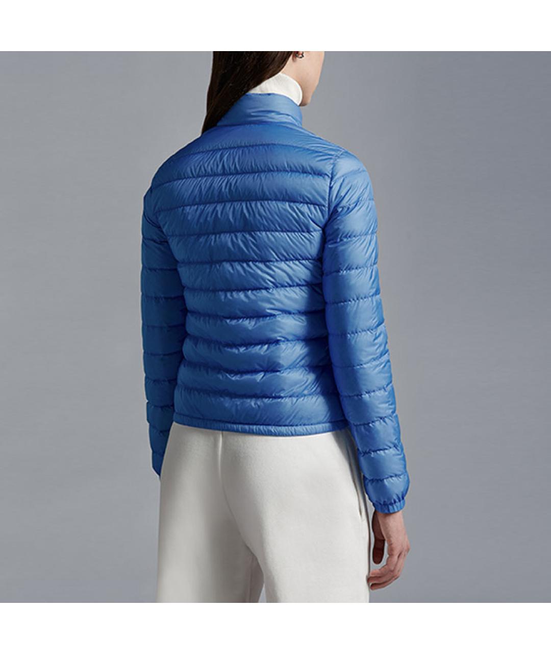 MONCLER Синий пуховик, фото 4
