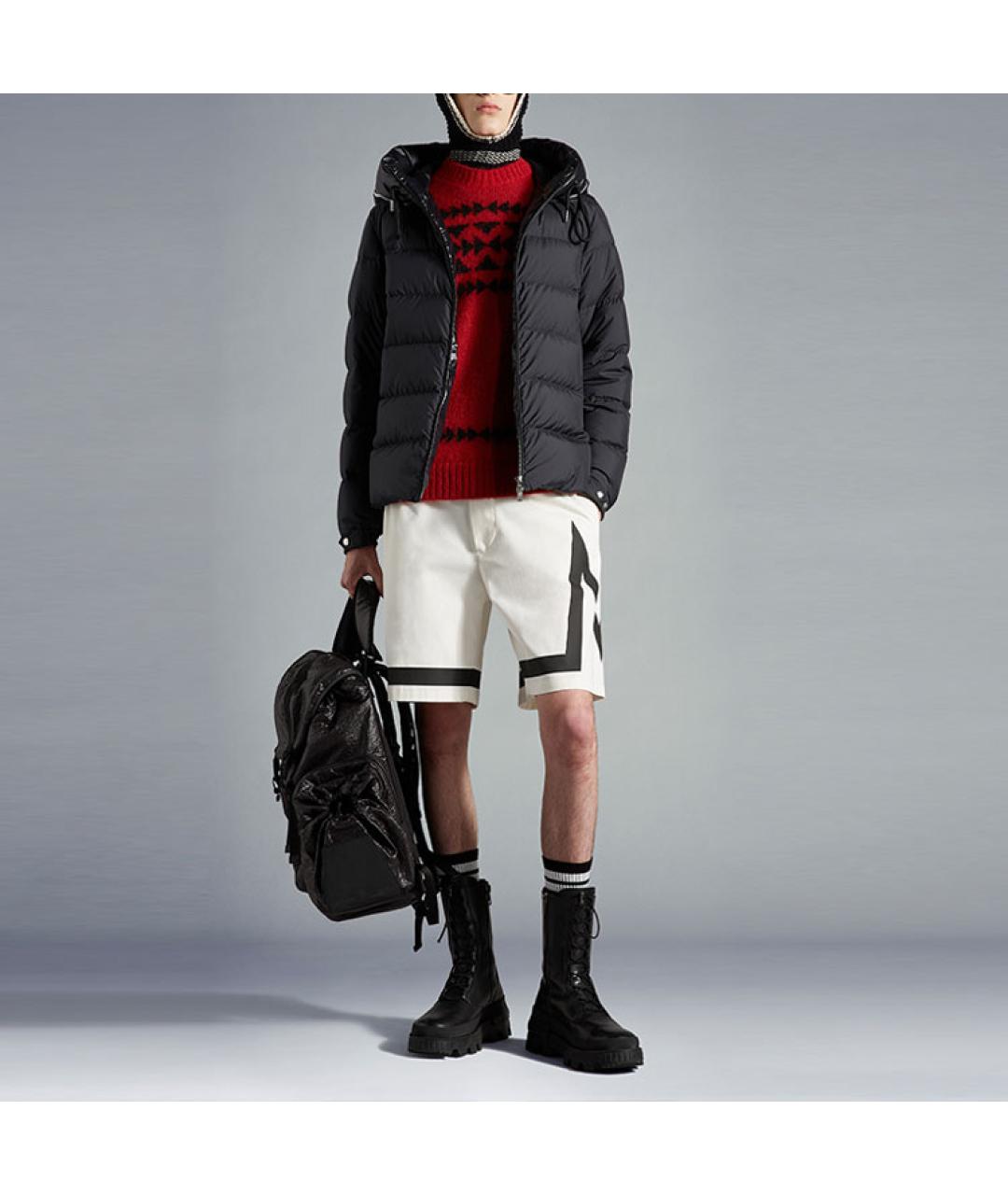MONCLER Черный пуховик, фото 2