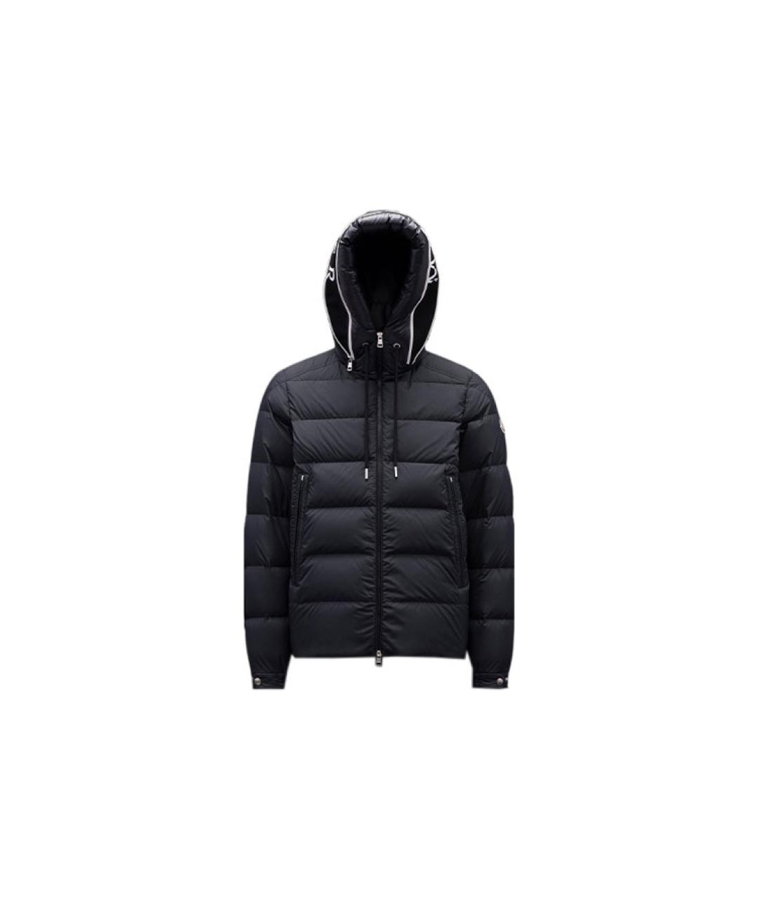 MONCLER Черный пуховик, фото 7