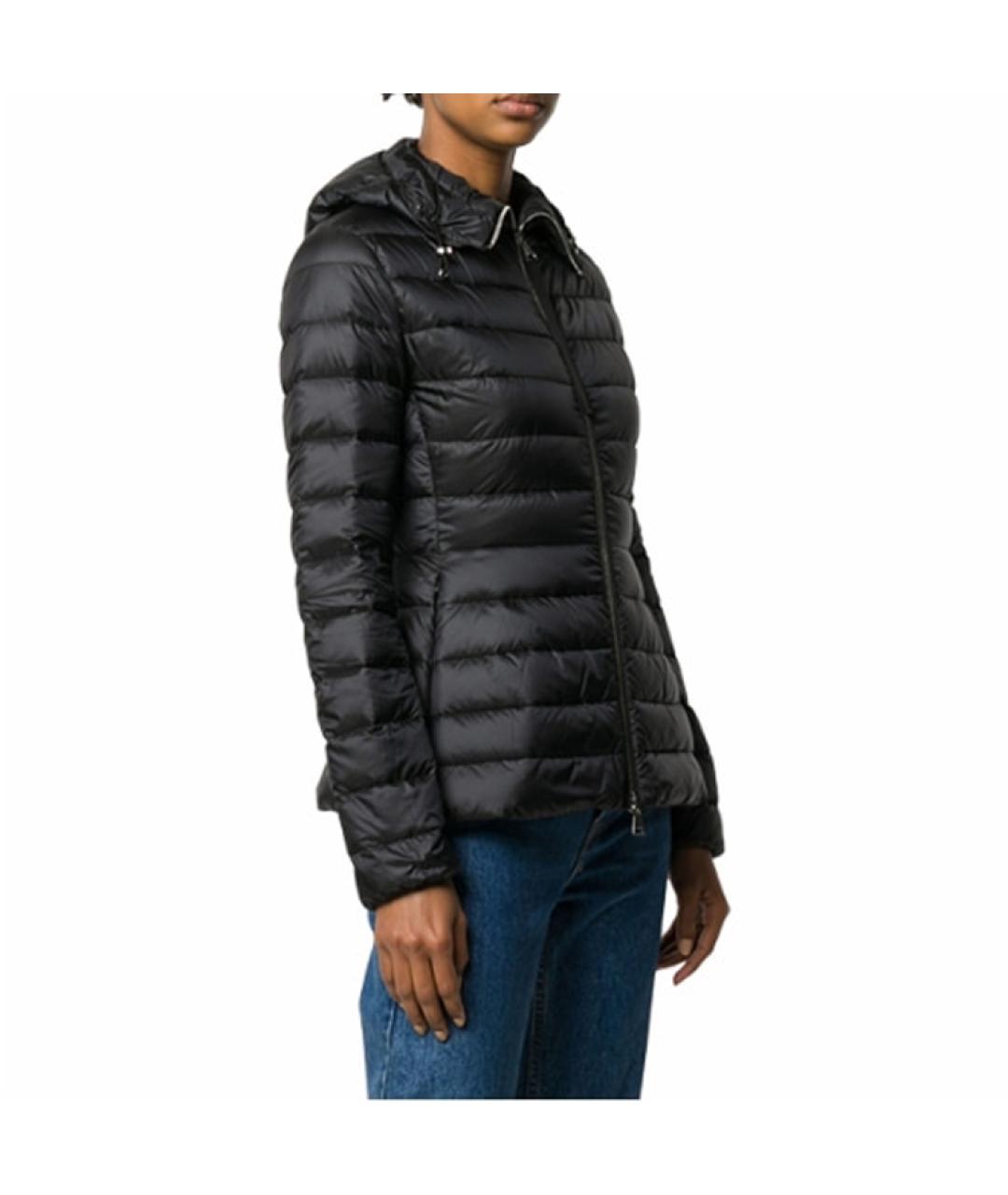 MONCLER Черный пуховик, фото 2